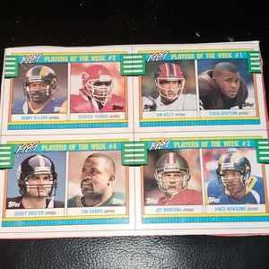 1989 TOPPS LIMITED EDITION STAR FOOTBALL CARDS